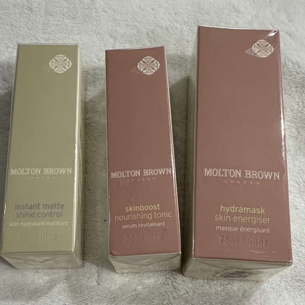 Molton Brown Skincare Trio - Cream, Pink, Tan
